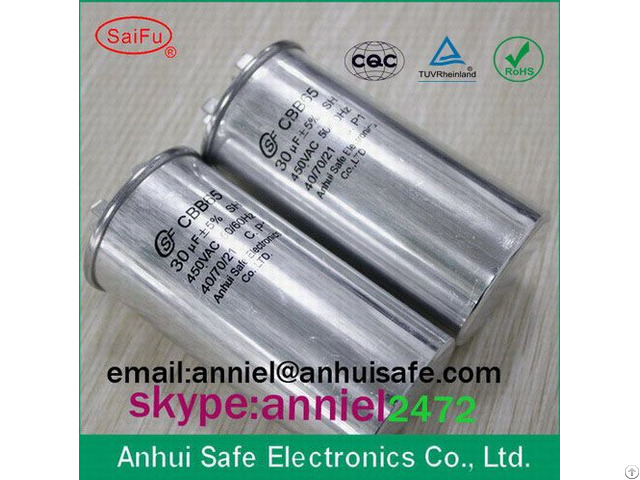 Dual Cbb65 Capacitor 70 5uf Terminal China Made