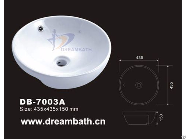 Semi Recessed Basin