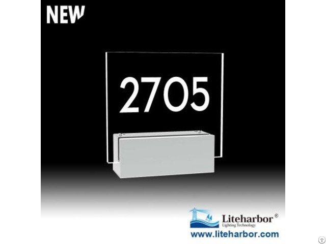 Liteharbor Doorplate Led Wall Sconce Light