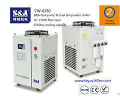 S And A Dual Temp Chiller Cw 6250 Is Used For Laser Ipg 1500w