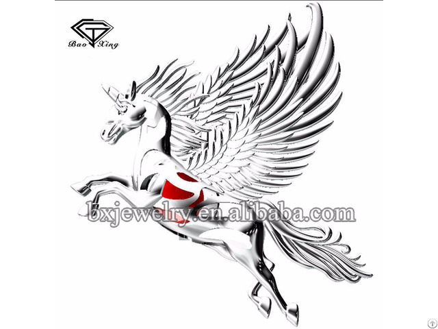 Trending Products Fashion Charm 925 Silver Unicorn Cage Pendant With Wing