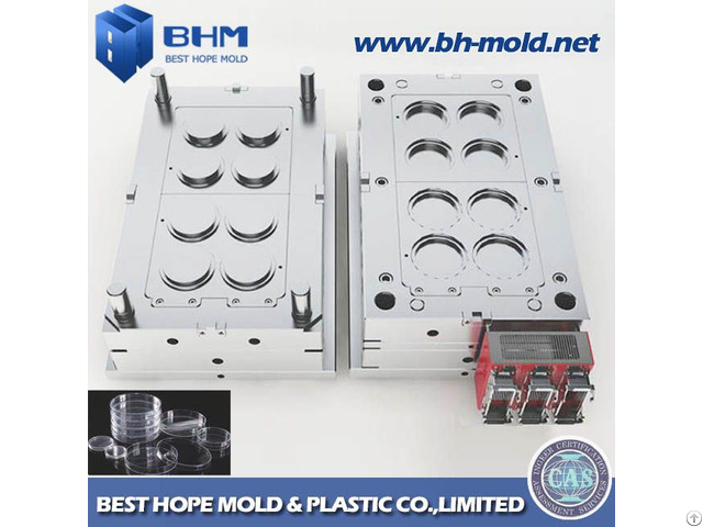 Plastic Injection Mold For Custom Laboratory Disposable Petri Dish