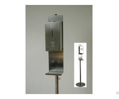 Stainless Steel Automatic Soap Spray Dispenser With Floor Standing