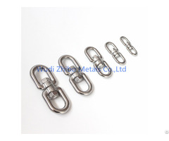 Strong Stainless Steel Chain Eye Double Swivel