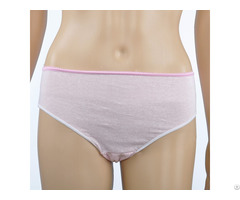 100 Percent Cotton Disposable Female Briefs For Hospital Stay