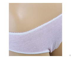 Fashion Pink Cotton Disposable Panties For Women