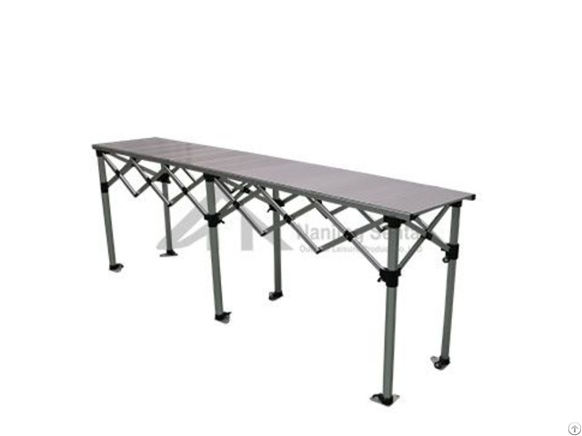 Folding Table With Aluminum Top