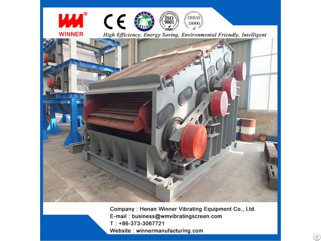 Double Frequency Vibrating Screen For Mining