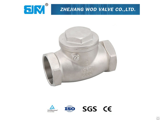 Thread Stainless Steel Check Valve