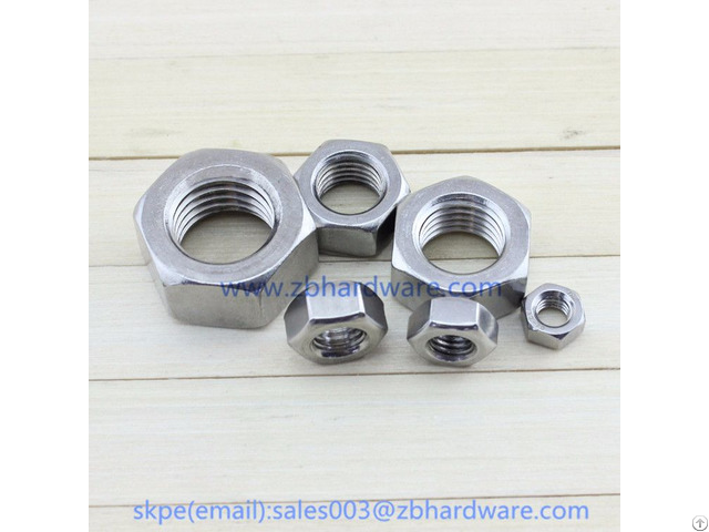 Chinese Supplier Stainless Steel Din934 Hex Bolt And Nut