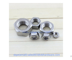 Chinese Supplier Stainless Steel Din934 Hex Bolt And Nut