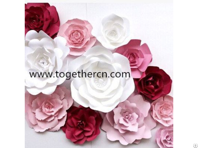 Wedding Paper Flower Wall