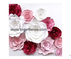 Wedding Paper Flower Wall