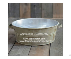 Sell Baby Photo Props Rustic Metal Bowl