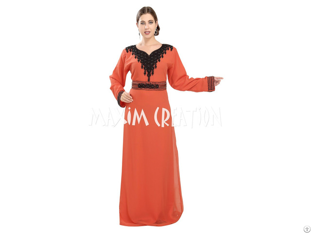 Fancy Arabian Jilbab Party Dress