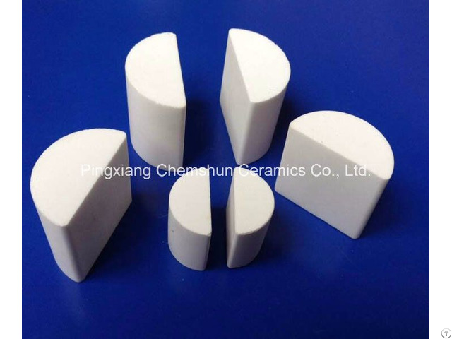 Wear Resistant Alumina Ceramic Half Cylinder Rod Suppliers And Manufacturers