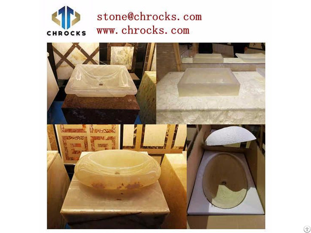 Bathroom Stone Basin Onyx Sink