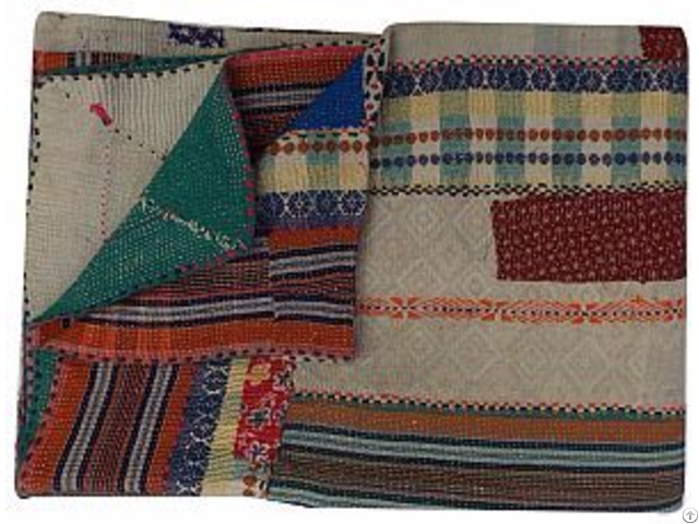 Vintage Kantha Quilt