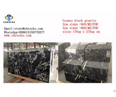 China Cosmos Black Granite Slab