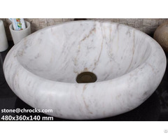 Venato White Marble Basin