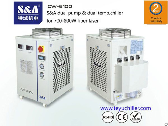 S And A Dual Pump Chiller To Cool Laser Head