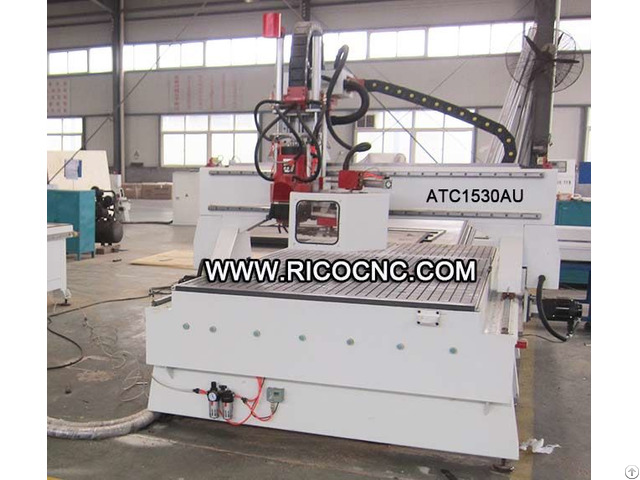 Atc Cnc Router With Umbrella Type Wall Panel Cutting Machine Auto Tool Changer Atc1530au