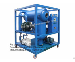 High Vacuum Electrical Transformer Insulating Oil Dehydration And Purification Machine