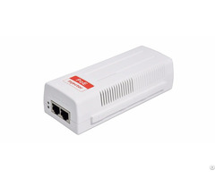 One Channel 10 100 1000m 30w Poe Injector Power Over Ethernet Midspan