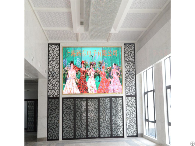 Shanghai Factory Promotional Hd Full Color P4 Led Flat Panel Display