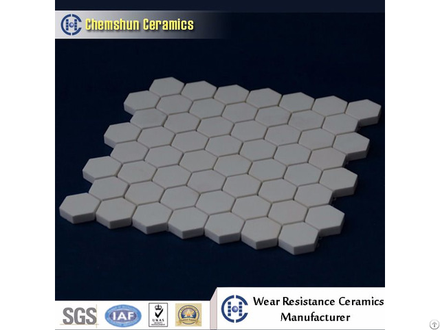 China Manufacturer Supplied Hexagonal Tile Sheet As Wear Ceramic Liner