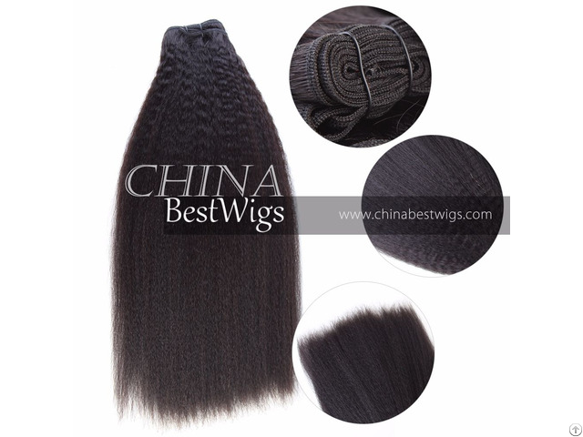 Kinky Straight Weft Hair