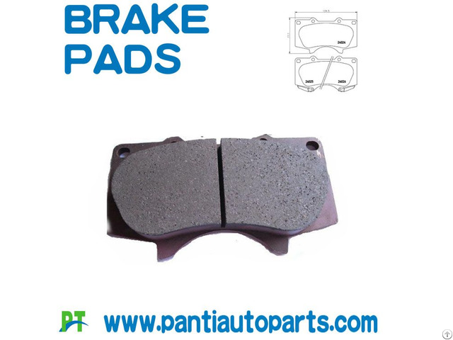 High Quality Front Axle Brake Pads For Toyota Land Cruiser Prado 04465 0k090