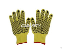 Aramid Fiber Gloves With Pvc Dots