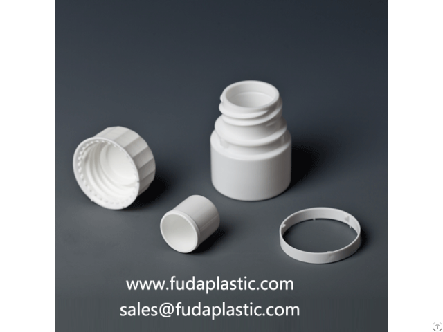 25ml Plastic Medicine Bottle With Desiccant Cap