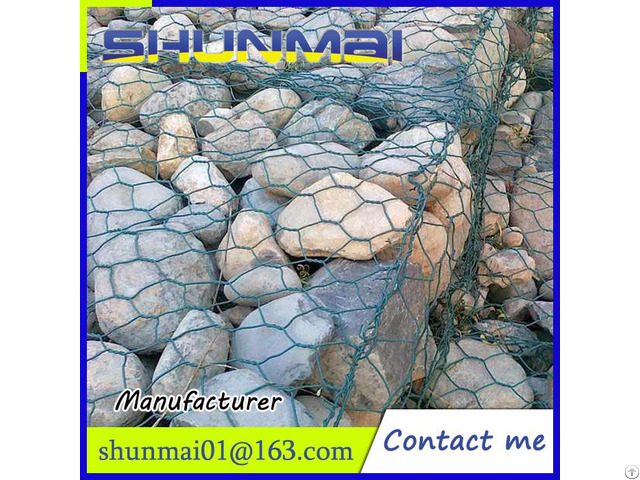 Hexagonal Wire Mesh Stone Cage Nets