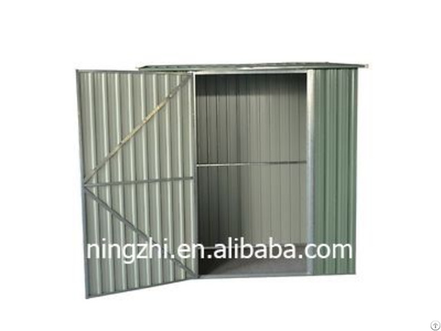 Pent Roof Metal Garden Shed