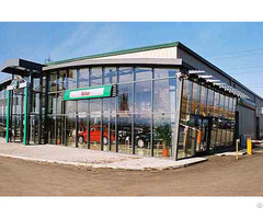 Car Showroom Built With Steel Structure