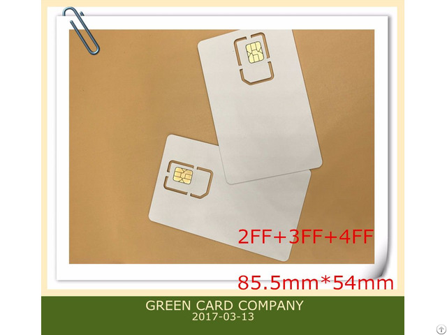 High Quality 6 Pin Chip Nano Sim Card For Gsm Network