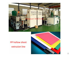 Pp Corrugated Hollow Sheet Extrusion Machine
