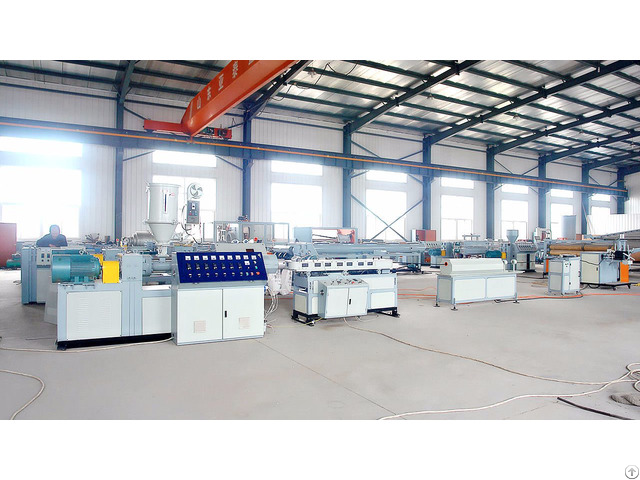 High Speed Pp Pe Pvc Single Wall Corrugated Pipe Extrusion Machine