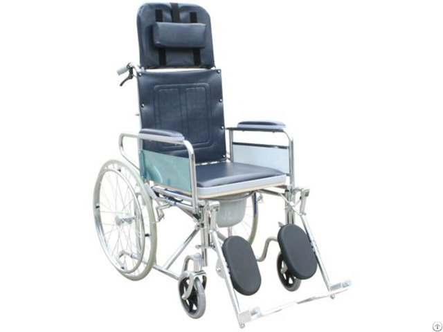 Yoho Reclining Commode Wheelchair Yh6009 46ew