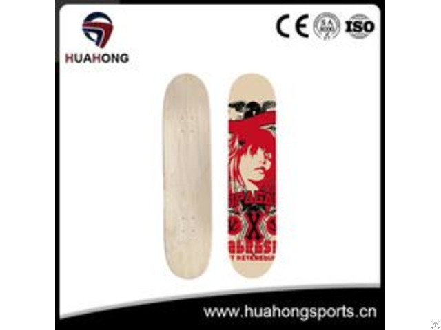 Hd S04 Huahong Wholesale Canadian Maple Wooden Skateboard Decks