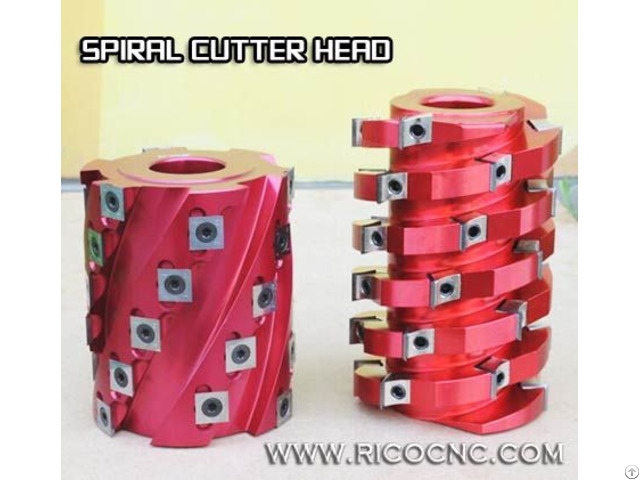 Indexable Spiral Cutterhead Helical Cutter Head For Woodworking Jointer Planer Moulder Shapers
