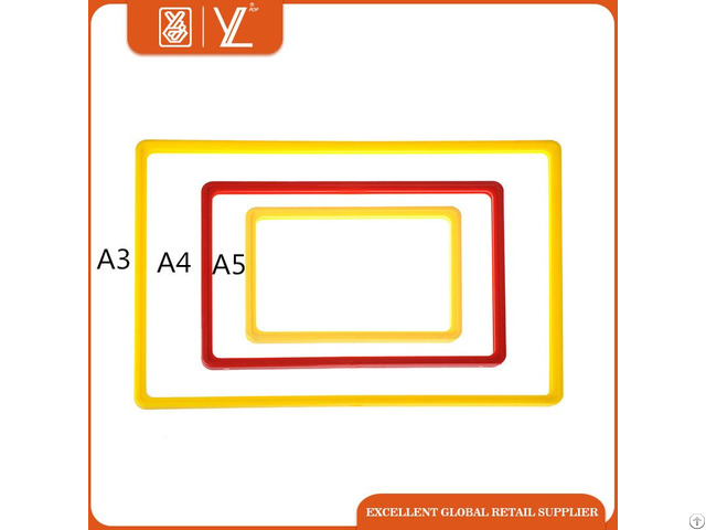 Manufacture Table Top Plastic Poster Sign Holder Frame Holders