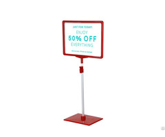 Adjustable Height Showcard Stands