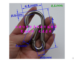 Wholesale Stainless Carabiner Spring Parachute Snap Hooks
