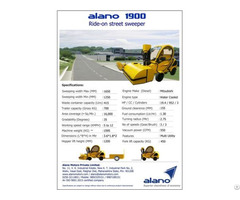 Alano1900 Ride On Street Sweeper