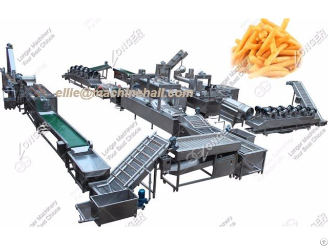 Automatic Frozen French Fries Processing Line