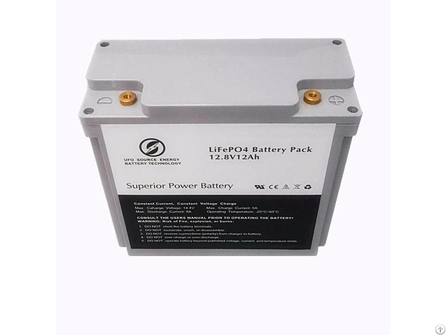 12v 12ah Lifepo4 Battery Pack For Lead Acid Replacement In Solar System