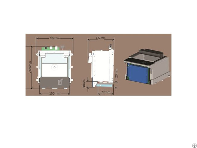 Ce Fcc Certified Ocr Kiosk Scanner